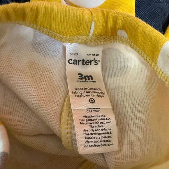 Lot of 5 Baby Girl Pants Bottoms Clothing Bundle 3 months Carters - Picture 7 of 11